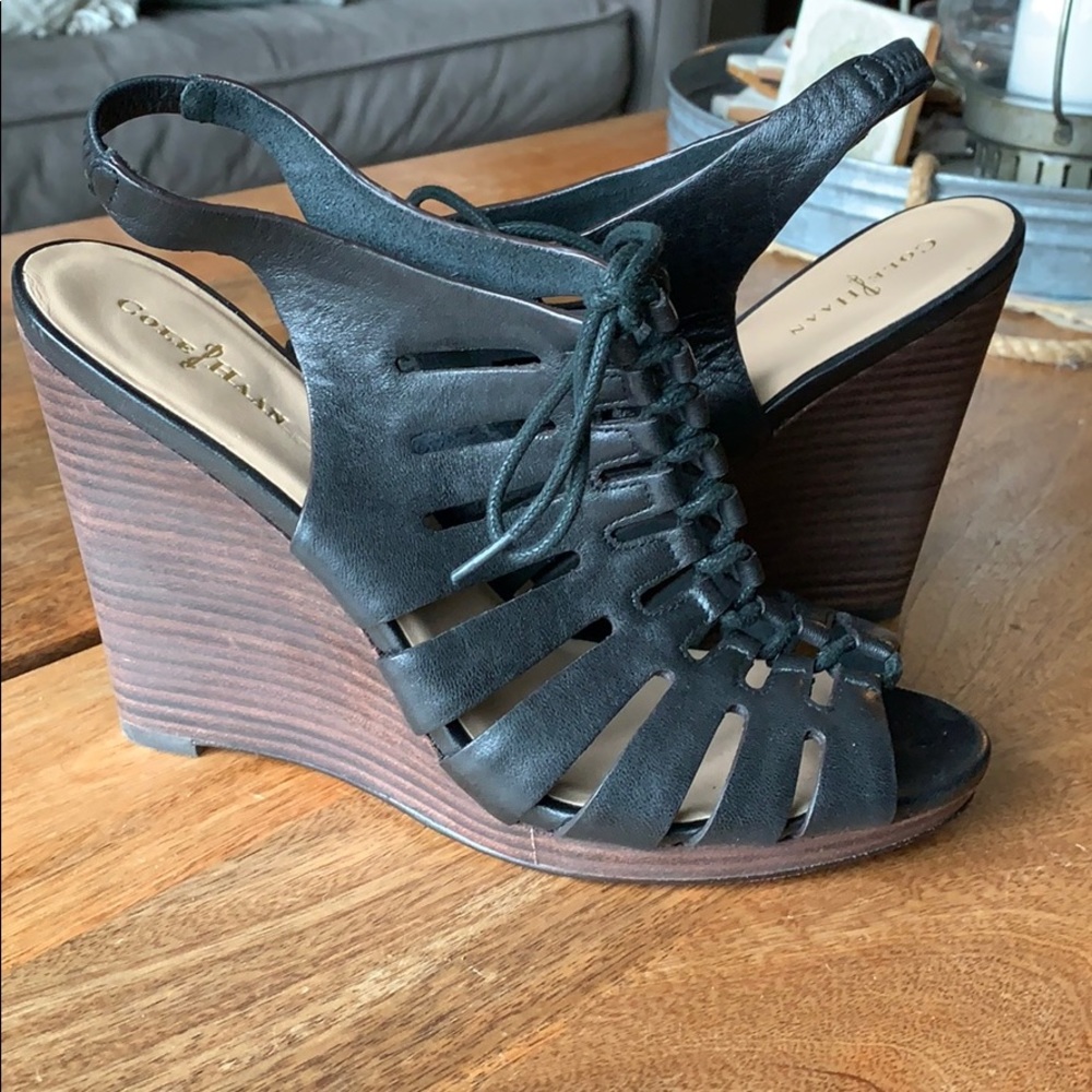 Cole Haan heeled wedge size 8.5